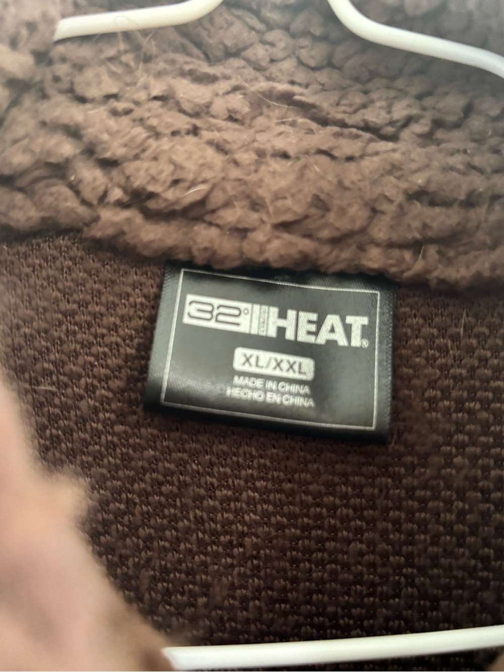 32 Degrees Brown Teddy Sherpa Jacket - Picture 3 of 9